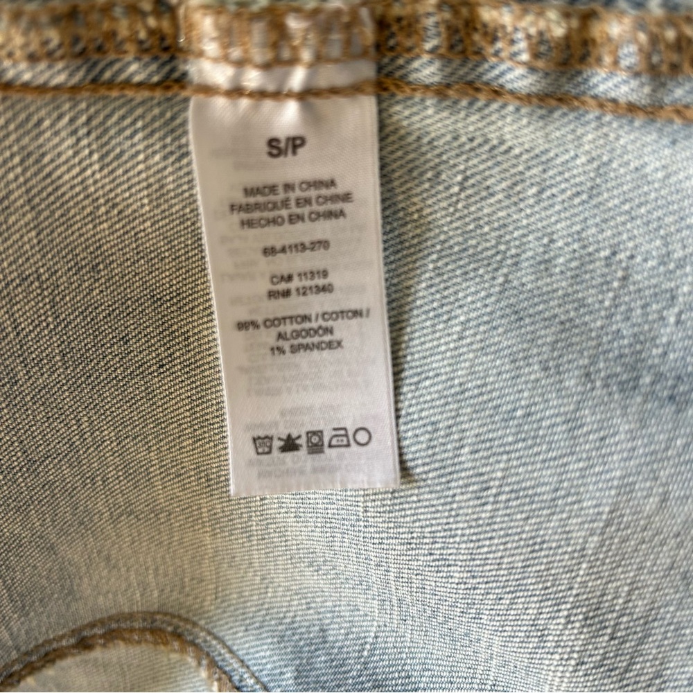 GRG Garage DNM Denim Jean Jacket SizeP/S - Picture 11 of 14